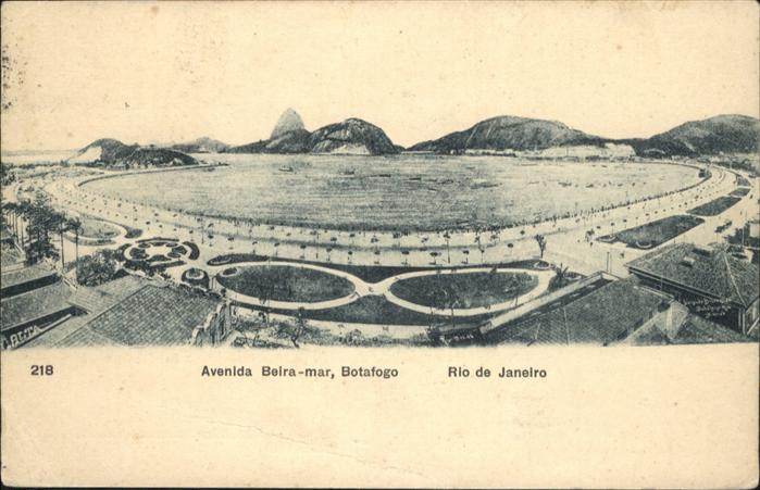 Rio de Janeiro Avenida Beira mar Botafogo