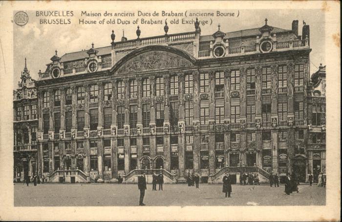 Bruxelles Bruessel House of old Ducs Brabant