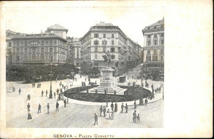 Genova Genua Liguria Piazza Corvetto