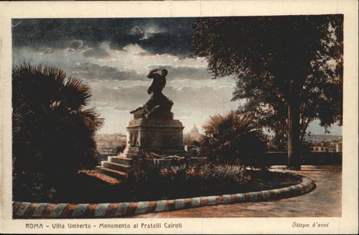 Rom Roma Monumento Fratelli Cairoli