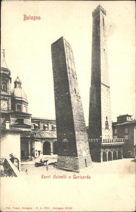 Bologna Torri Asinelli Garisenda