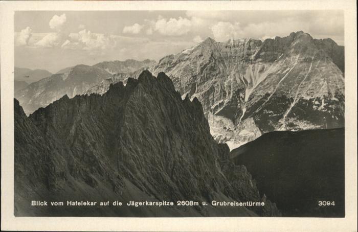 Jaegerkarspitze Grubreisentuerme