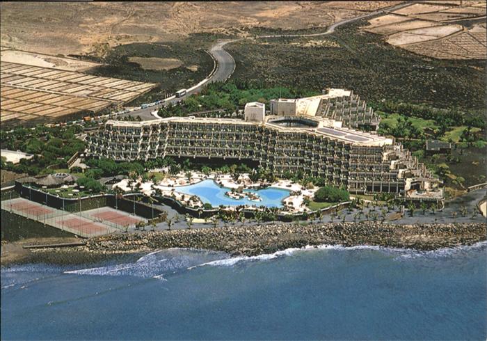 Lanzarote Kanarische Inseln Hotel Las Salinas Fliegeraufnahme