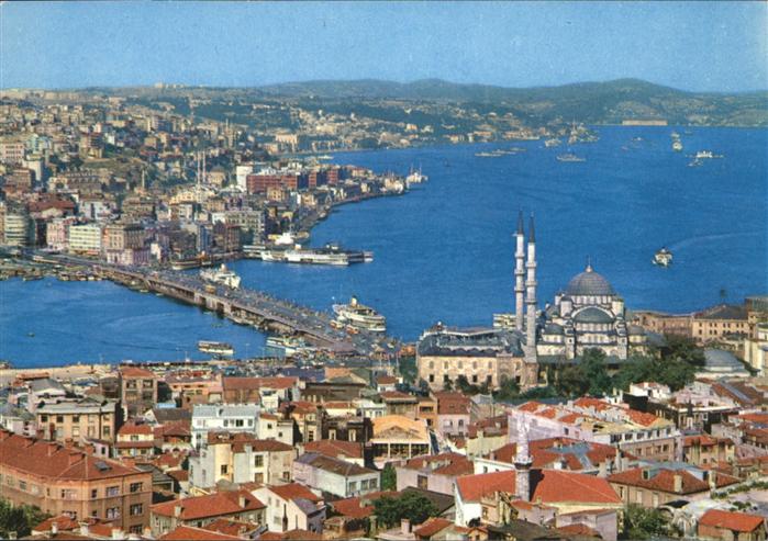 Istanbul Constantinopel Bruecke Schiff