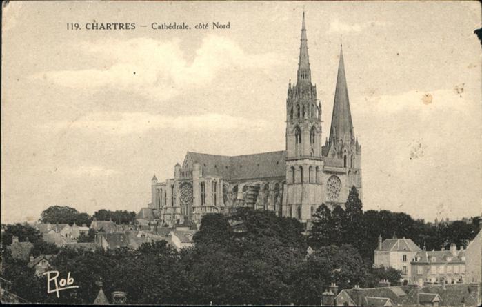 Chartres 28 Cathedrale cote Nord