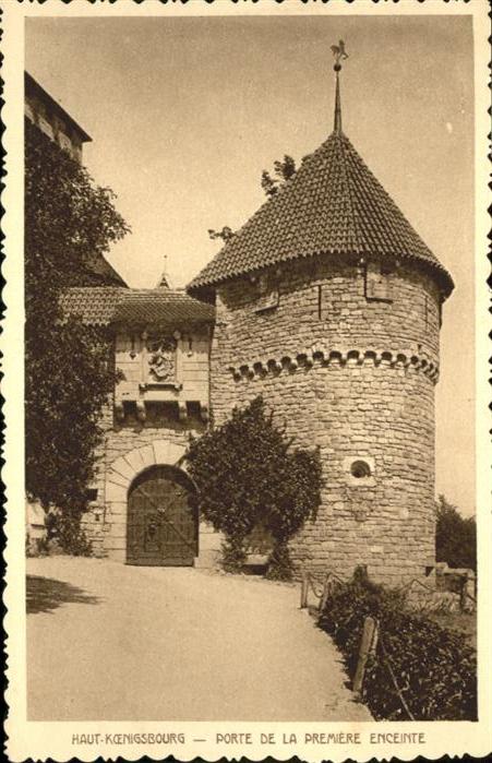 Haut-Koenigsbourg Hohkoenigsburg Porte de la Première Enceinte