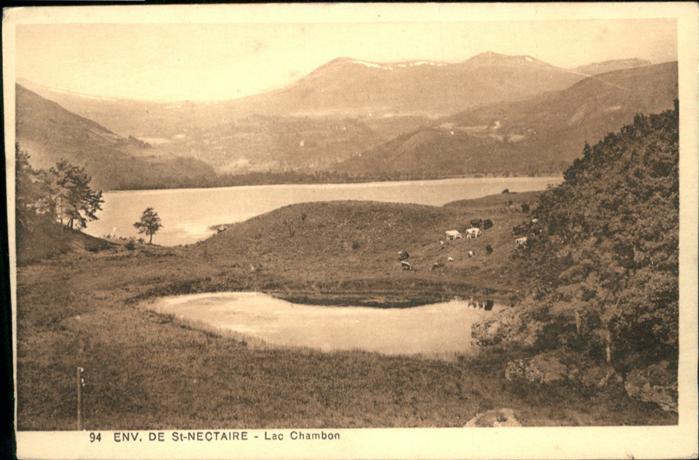 Saint-Nectaire Puy de Dome Lac Chambon