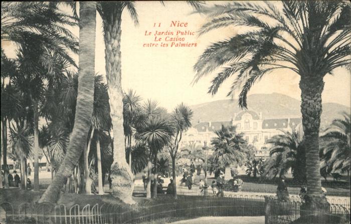 Nice Alpes Maritimes jardin Public