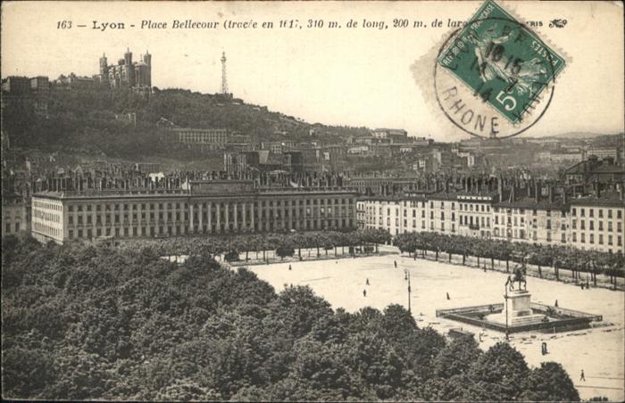Lyon France Place Bellecour
