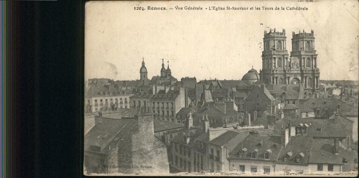Rennes Ille-et-Vilaine Vue generale
Eglise St. Sauveur