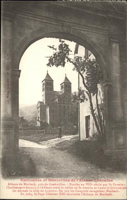 Murbach Elsass Abbaye de Murbach
