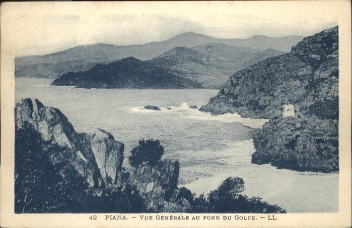 Piana Vue generale
Fond du Golfe