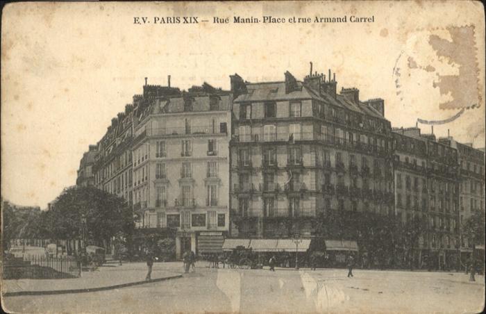 Paris Rue Manin
Place et Rue Armand Carrel