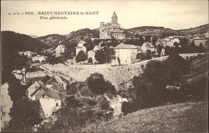 Saint-Nectaire Puy de Dome Vue generale