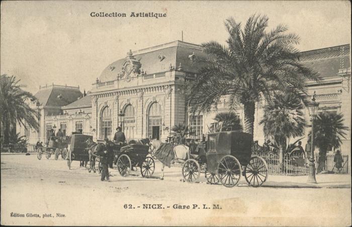 Nice Alpes Maritimes Gare P.L.M.