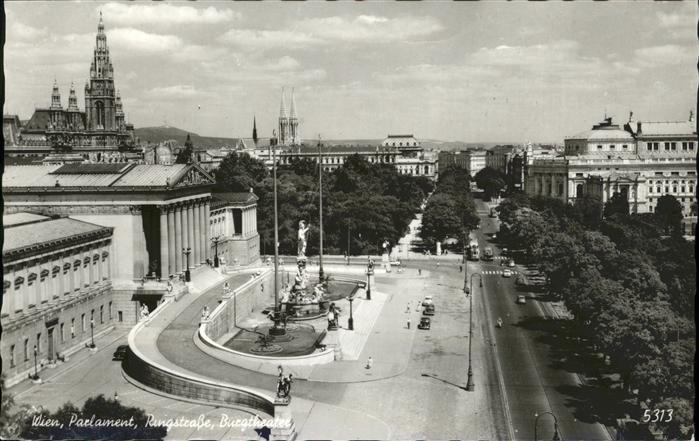 Wien Parlament Ringstrasse Burgtheater