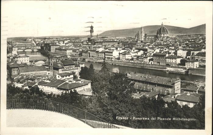 Firenze Florenz Piazzale Michelangiolo
