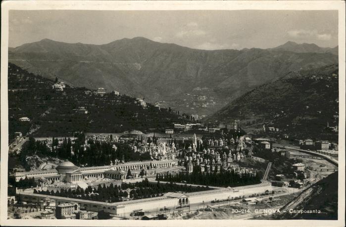 Genova Genua Liguria Camposanto