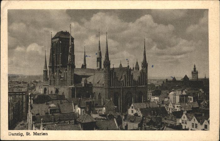 Danzig Westpreussen St Marien