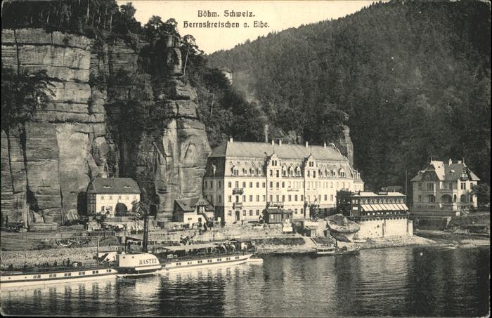 Herrnskretschen Boehmen Schiff