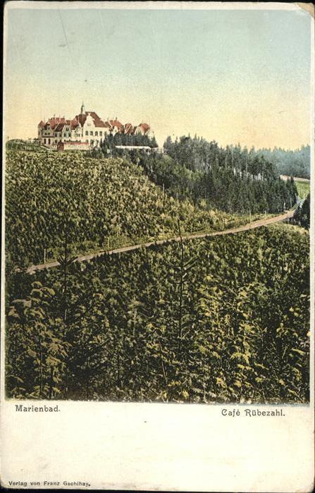 Marienbad Tschechien Boehmen Cafe Rübezahl