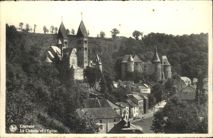 Clervaux Le Chateau et l'eglise