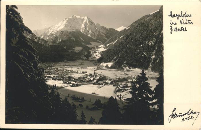 Mayrhofen Zillertal Zillertal Winter
