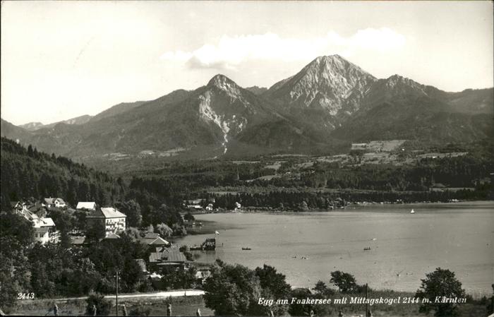 Egg Kaernten Faakersee Mittagskogel