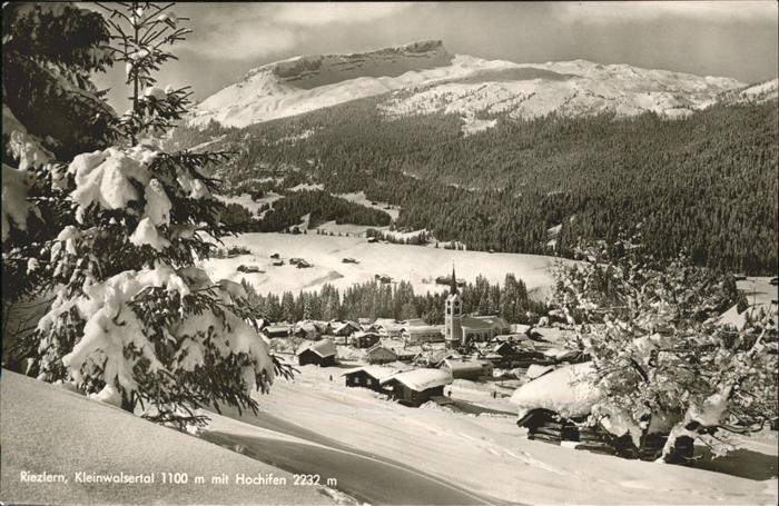 Riezlern Kleinwalsertal Vorarlberg Kleinwalsertal Hochifen
