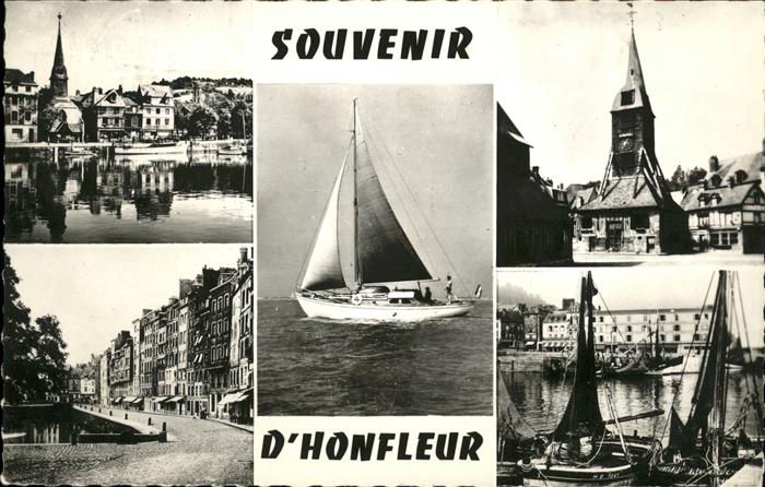 Honfleur Calvados Segelboot Eglise Ste-Catherine