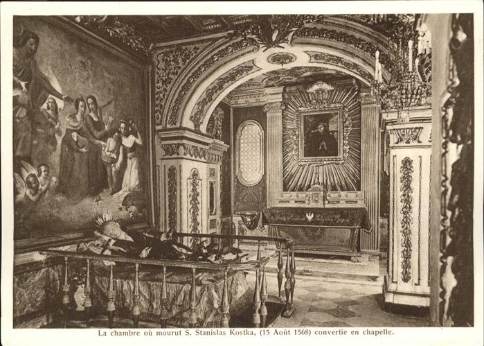 Milano Chambre mourut S Stanislas Kostka Chapelle
