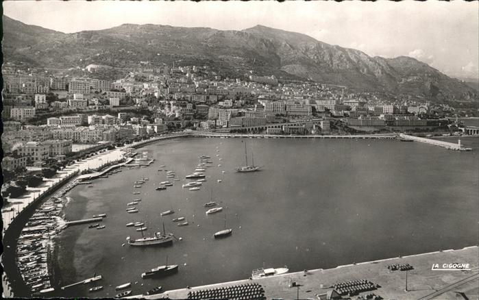 Monaco Monte Carlo Fliegeraufnahme Schiff
