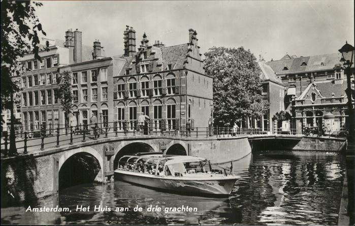 Amsterdam Niederlande Bruecke Schiff