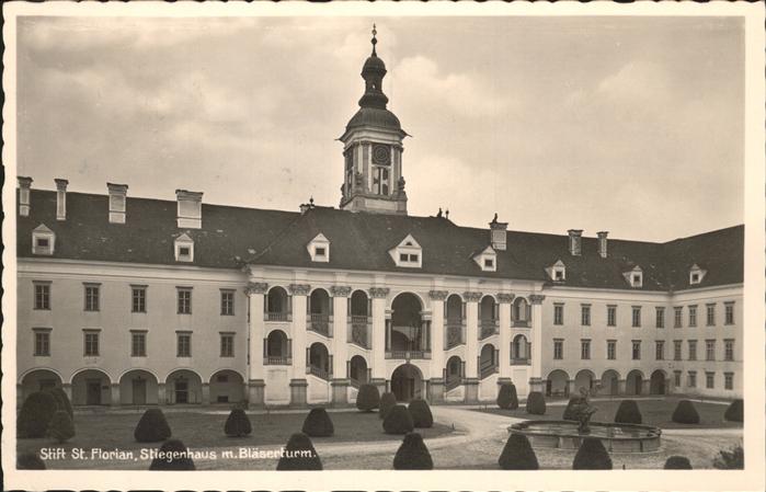 Linz Donau Stift St Florian Stiegenhaus Blaeserturm