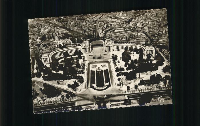 Paris Palais de Chaillot Fliegeraufnahme