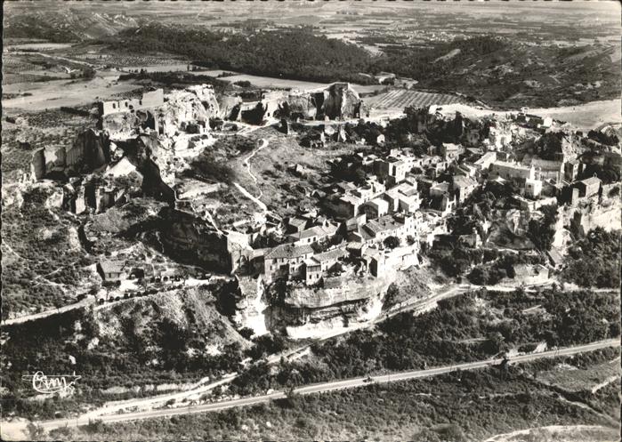 Les Baux-de-Provence Fliegeraufnahme  Ruines du Vieux Chatea