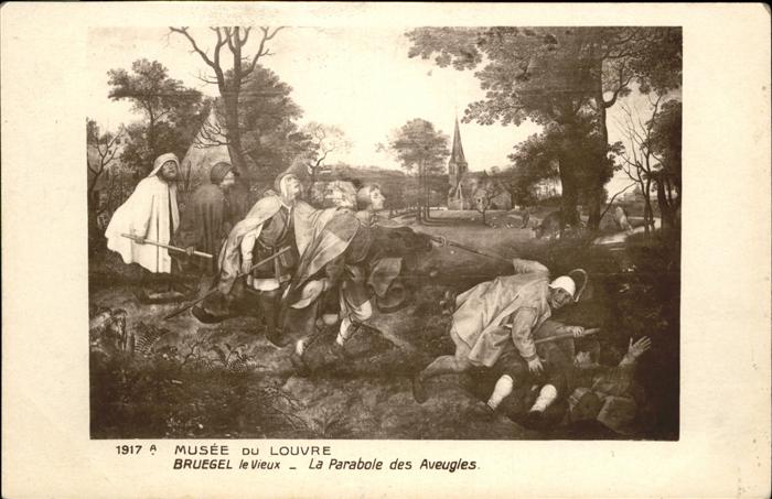 Blindheit Aveuglement Ablepsia Bruegel le vieux La parabole des Aveugl