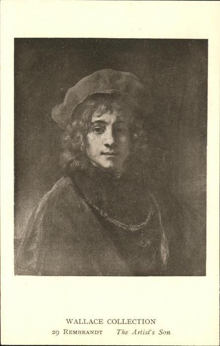 Rembrandt The Artist's Son