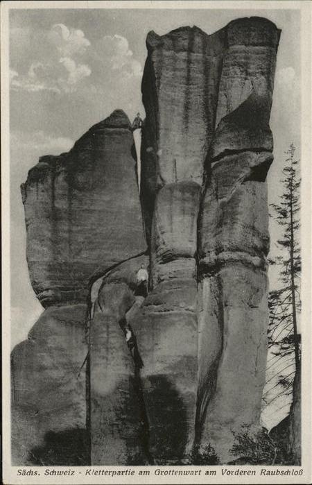 Bergsteigen Klettern Grottenwart Raubschloss
