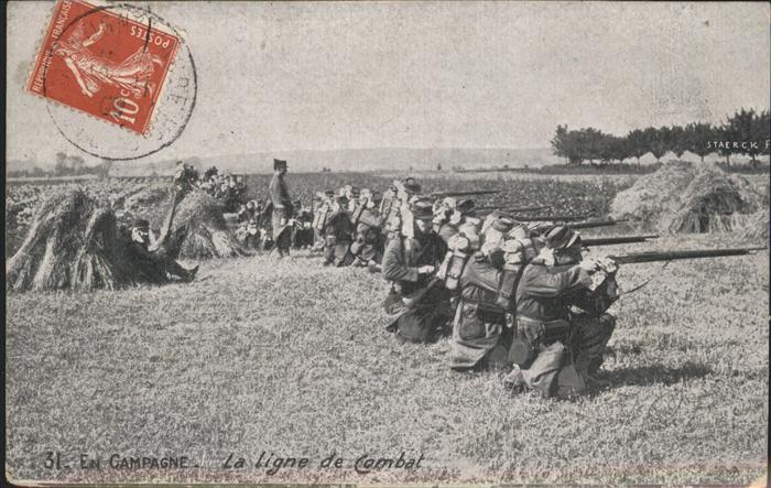 Militaria la ligne de Combat Gewehre Soldaten