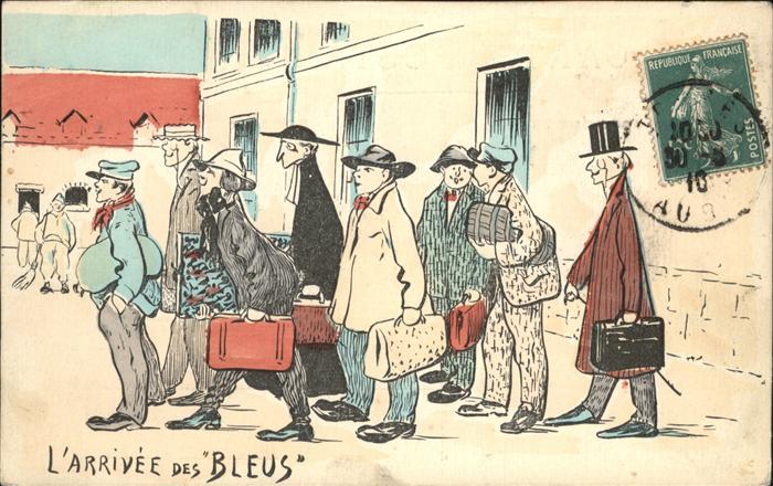 Humor Arrivee des Bleus