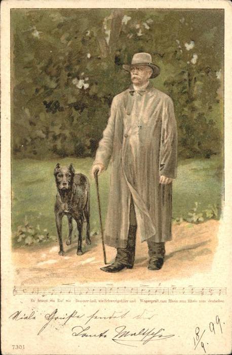 Liederkarte Hund Rhein