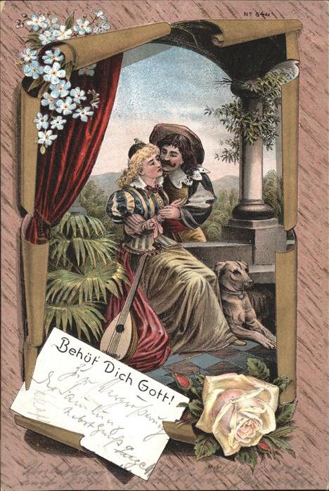 Trompeter Scheffel Behüt dich Gott! Hund Rose Poesie