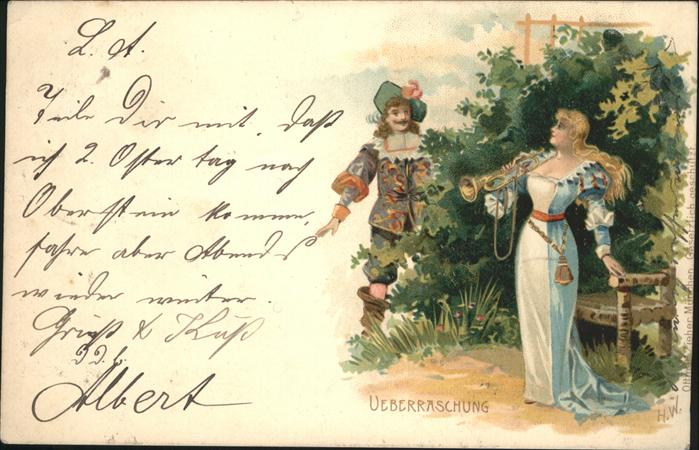 Trompeter Scheffel Überraschung Künstler H. W.