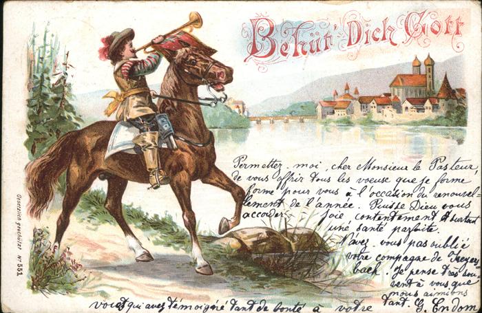 Trompeter Scheffel Behüt dich Gott!