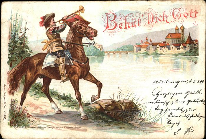 Trompeter Scheffel Behüt dich Gott!
