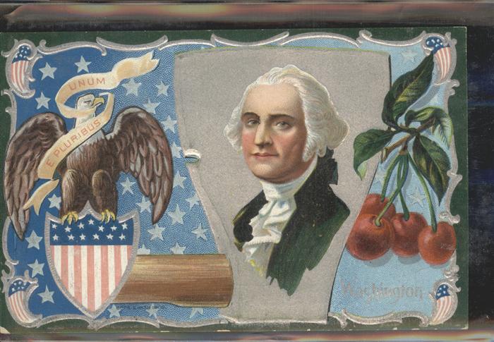 Persoenlichkeiten George Washington USA Prägedruck