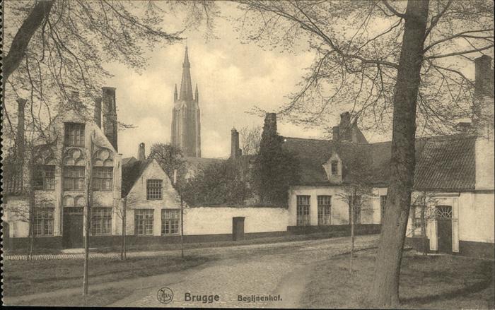 BRUGGE Bruges Belgie Begijmenhof