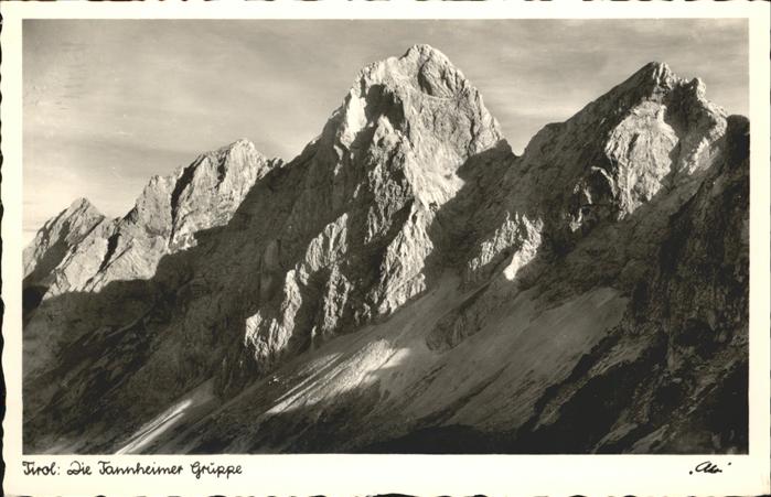 Tannheimer Gruppe Tirol Gerenspitze Koellespitze Gr. Gimpel Rote Flueh Schartsch