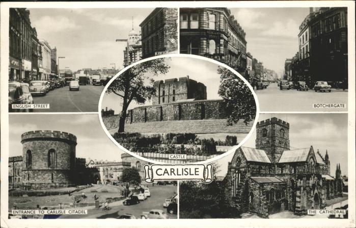 Carlisle Castle English Street Botchergate Cathedral Citadel